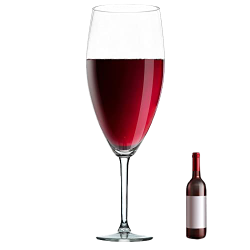 Worlds Largest Giant Wine Glass - Huge 32 Inches, 3.7 Gallons