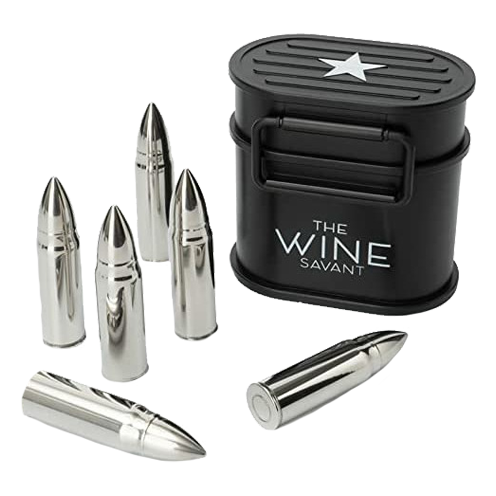 The Wine Savant Bullet Whiskey Chillers Stones - Gold - 54 requests