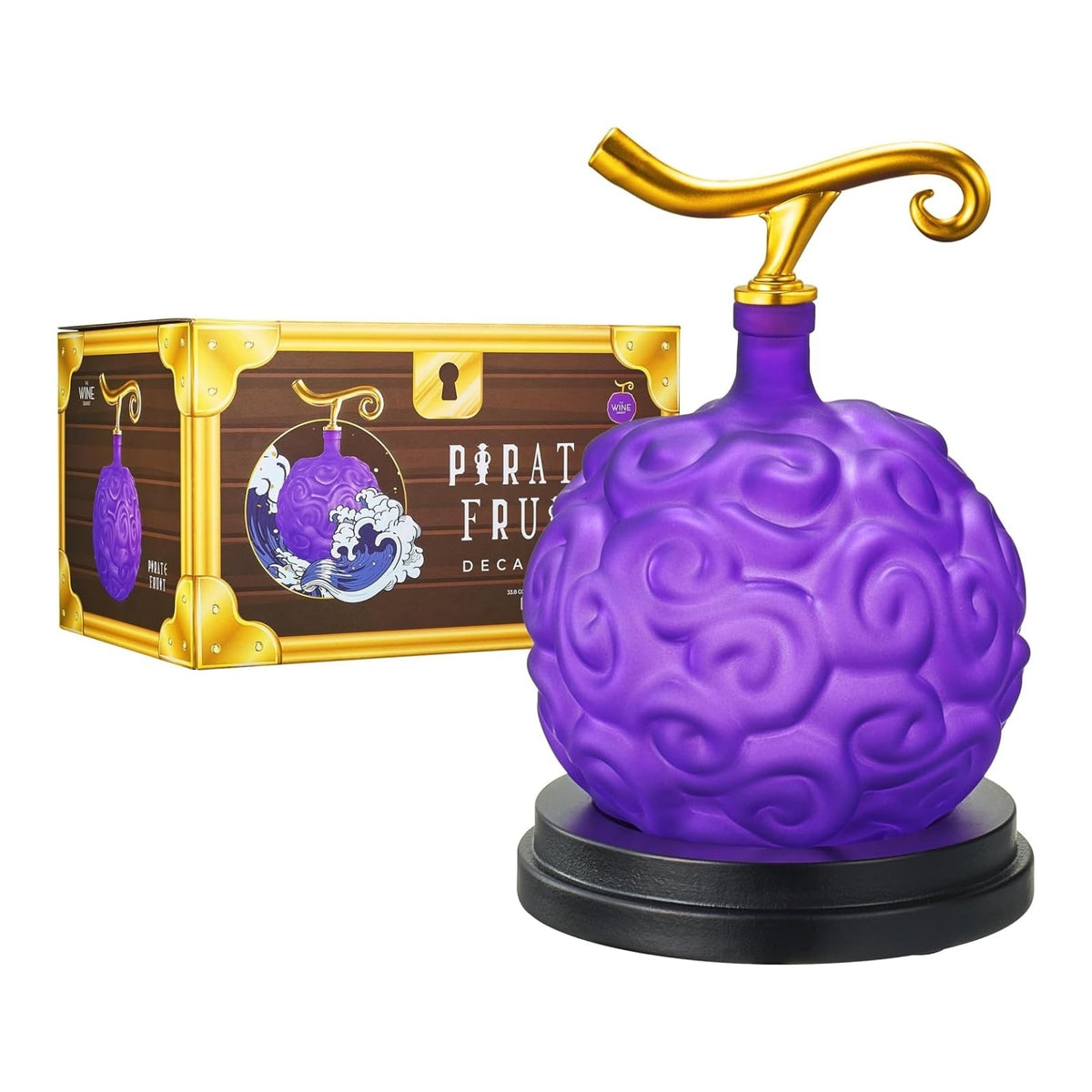 Marvel マルベル Fragrant　Check　Onepiece Fruit Whiskey & Wine Decanter, 34 OZ Anime Pirate Devil Colored