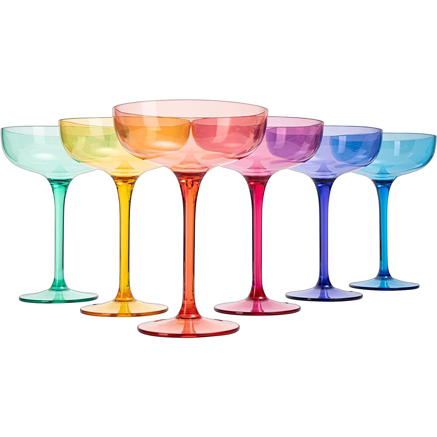 Unbreakable Plastic Drinking Glasses [Set of 6] Shatterproof Drinking Cups 16  Oz