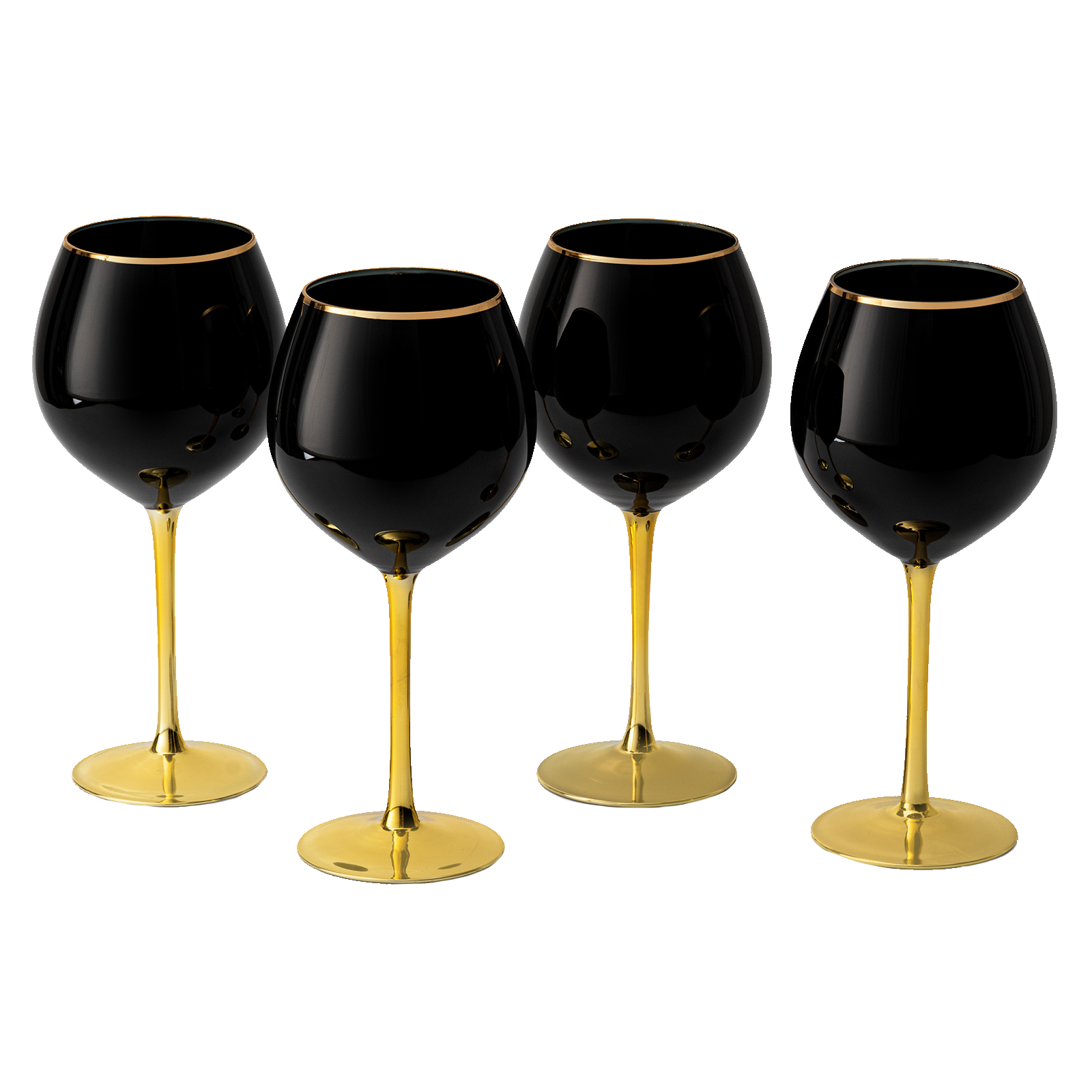 Wine Glasses 20oz,Golden Champangne Glasses,Heavy