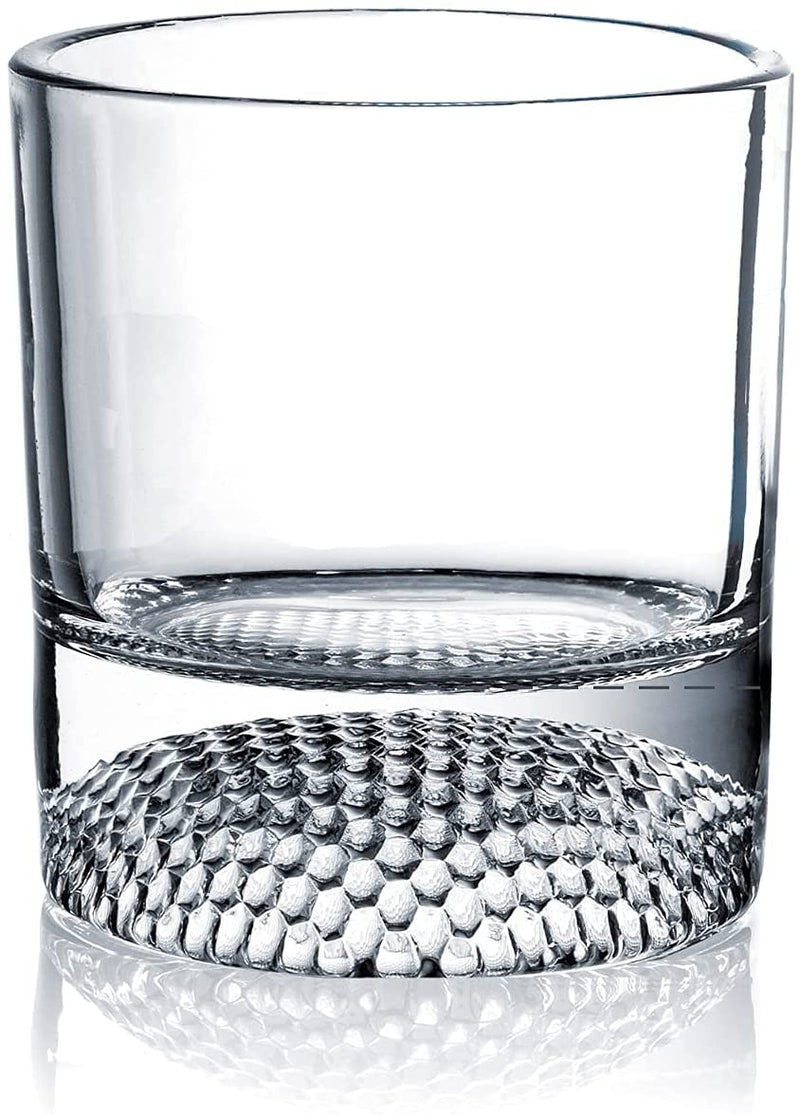 The Wine Savant Golf Ball Whiskey Glasses Set of 4-8oz Golf Gifts - Unique Whiskey Golf Glasses Set - Golf Gifts For Men & Women - Gifts for Golfers Golf Accessories Golf Ball Glasses (4 pack)