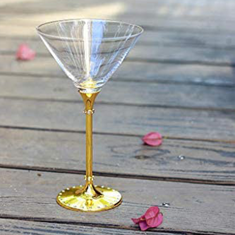 Crystalline martini glass - The Dinner Party