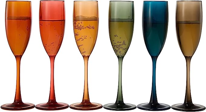 Plastic Champagne Flutes  5 Ounce Disposable Champagne Glasses