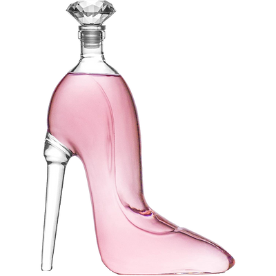 Heel Stiletto High Heels Shape Decanter Whiskey and Wine Decanter with Stopper - Handcrafted High Heel Decanter for Wine Liquor Rum Bourbon Tequila, Elegant Decanter Gifts for Women - Copyright Design
