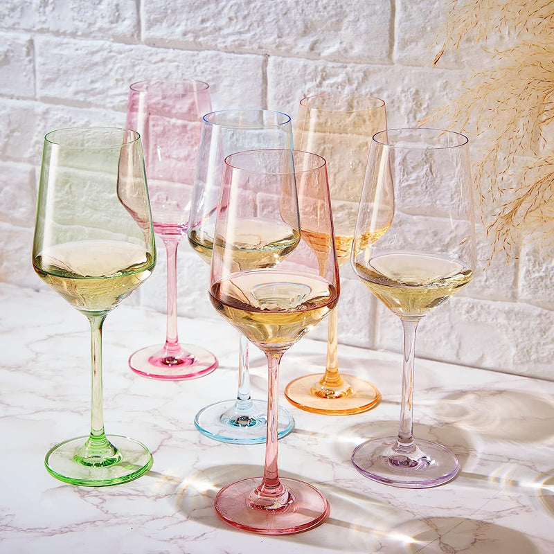 Make Your Own Set Wine Glass SINGLE, Colorful Purple Colored Large 12 – The  Wine Savant