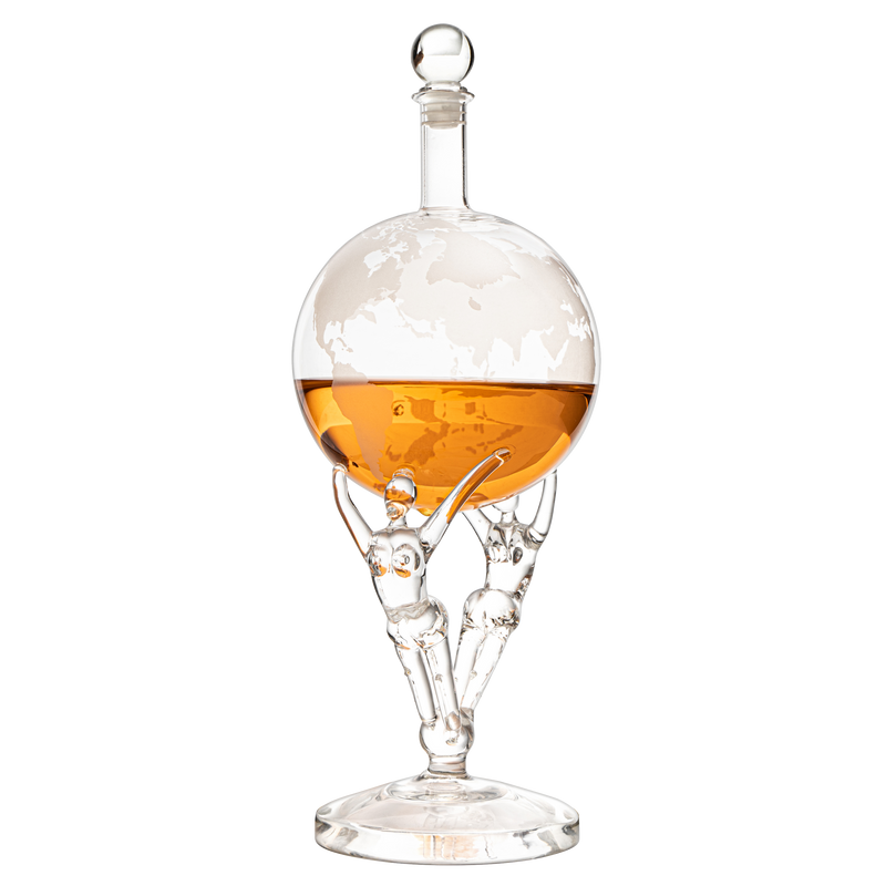 Love Crystal Decanter, For Wine & Whiskey The Wine Savant - 12 Tall 