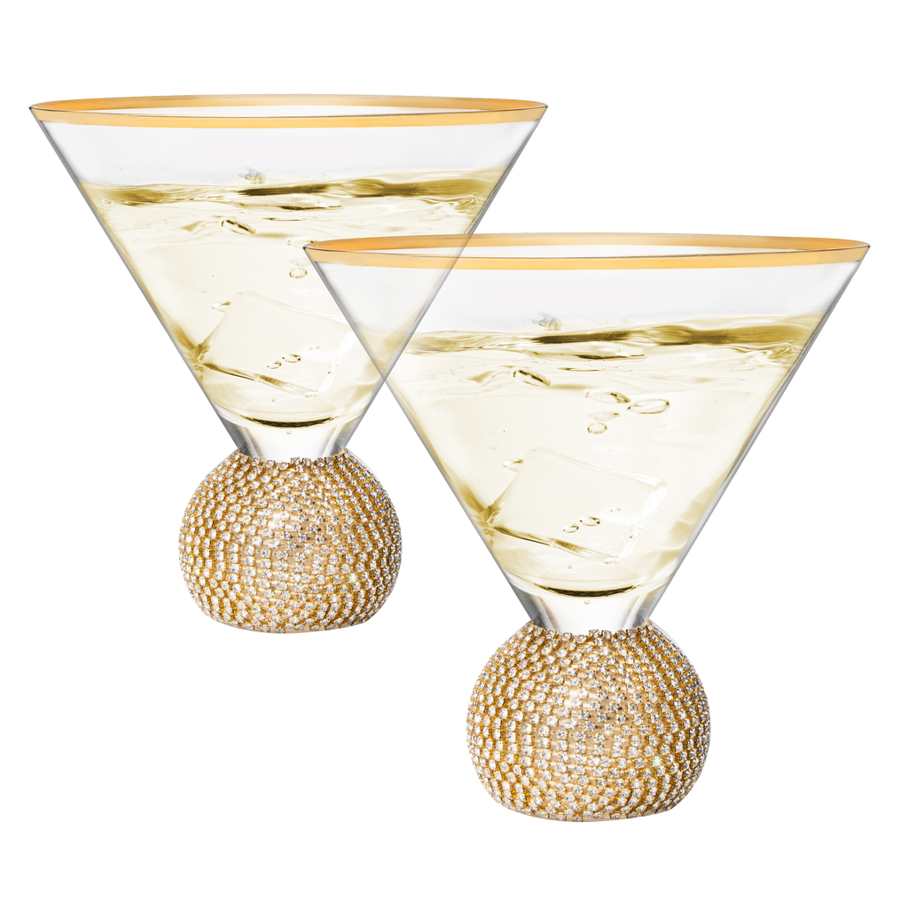 Set of 12 Diamond Ball Martini