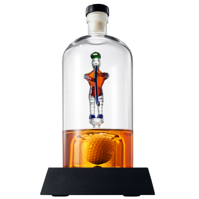 Golfer Decanter Whiskey Decanter - The Wine Savant, Golf Gifts for Both Men & Women, Golf Accessories, Golfer Gifts, Based on A Replica Human Golfing (750ml Decanter)