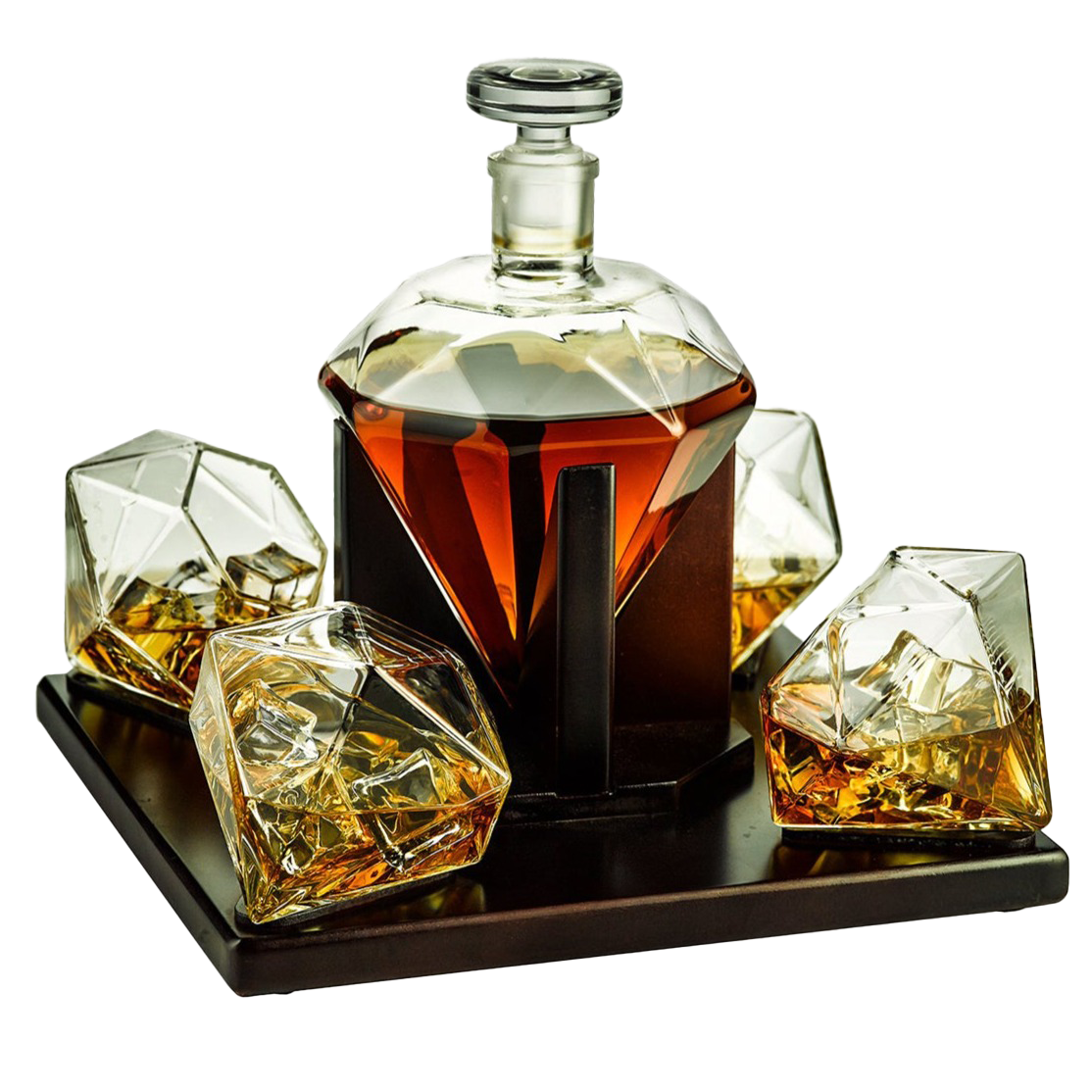 Diamond Decanter Deluxe - Ensemble Carafe à Whisky Diamond Decanter Deluxe - Ensemble Carafe à Whisky