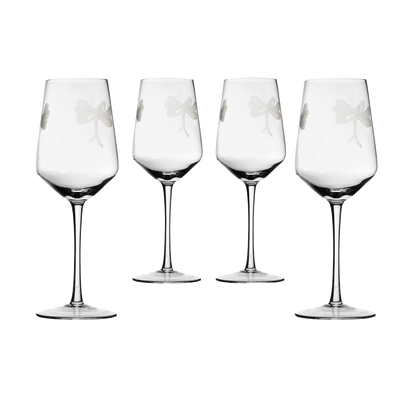 Stemmed Dragonfly Wine Glasses For White and Red Wine