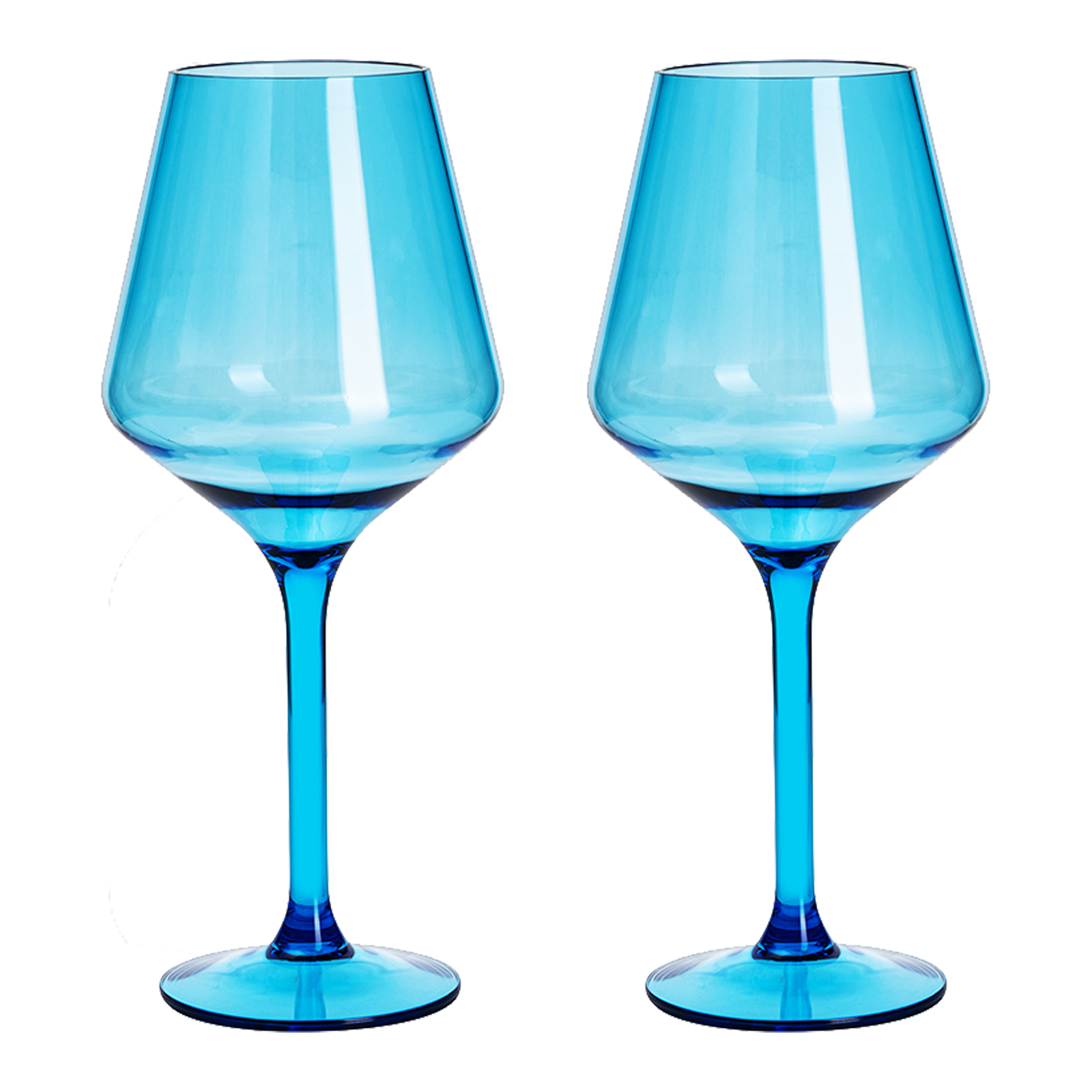 The Beach Glass- Original Floating Acrylic Wine Glass- for  Pool, Beach, Camping, Picnic and Outdoor - Teal Tides Pack of 2: Wine  Glasses