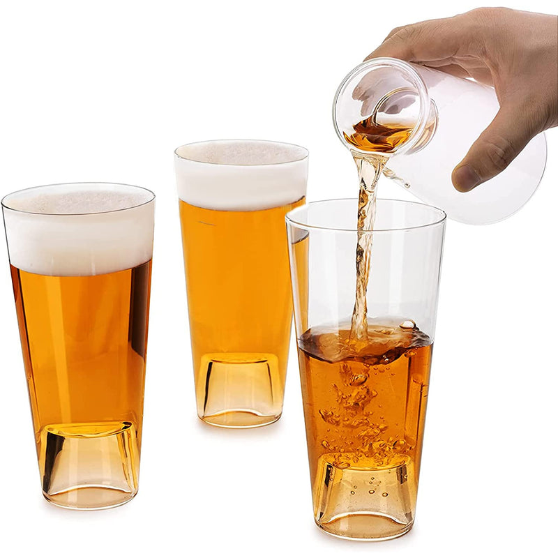 12 Pack 1 Oz Mini Beer Mug Shot Glasses with Handles for Party