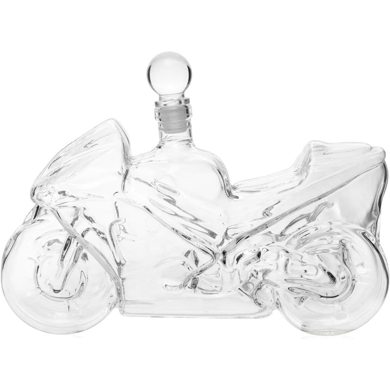 Motorbike Motorcycle Gift Decanter For Wine & Whiskey 750ml by The Wine Savant, Whiskey Gifts, Motorcycle Gifts, Sport Bike Gifts, Hell Ghost Harley-Davidson, Beer Scotch Bourbon Spirits Gifts for Men
