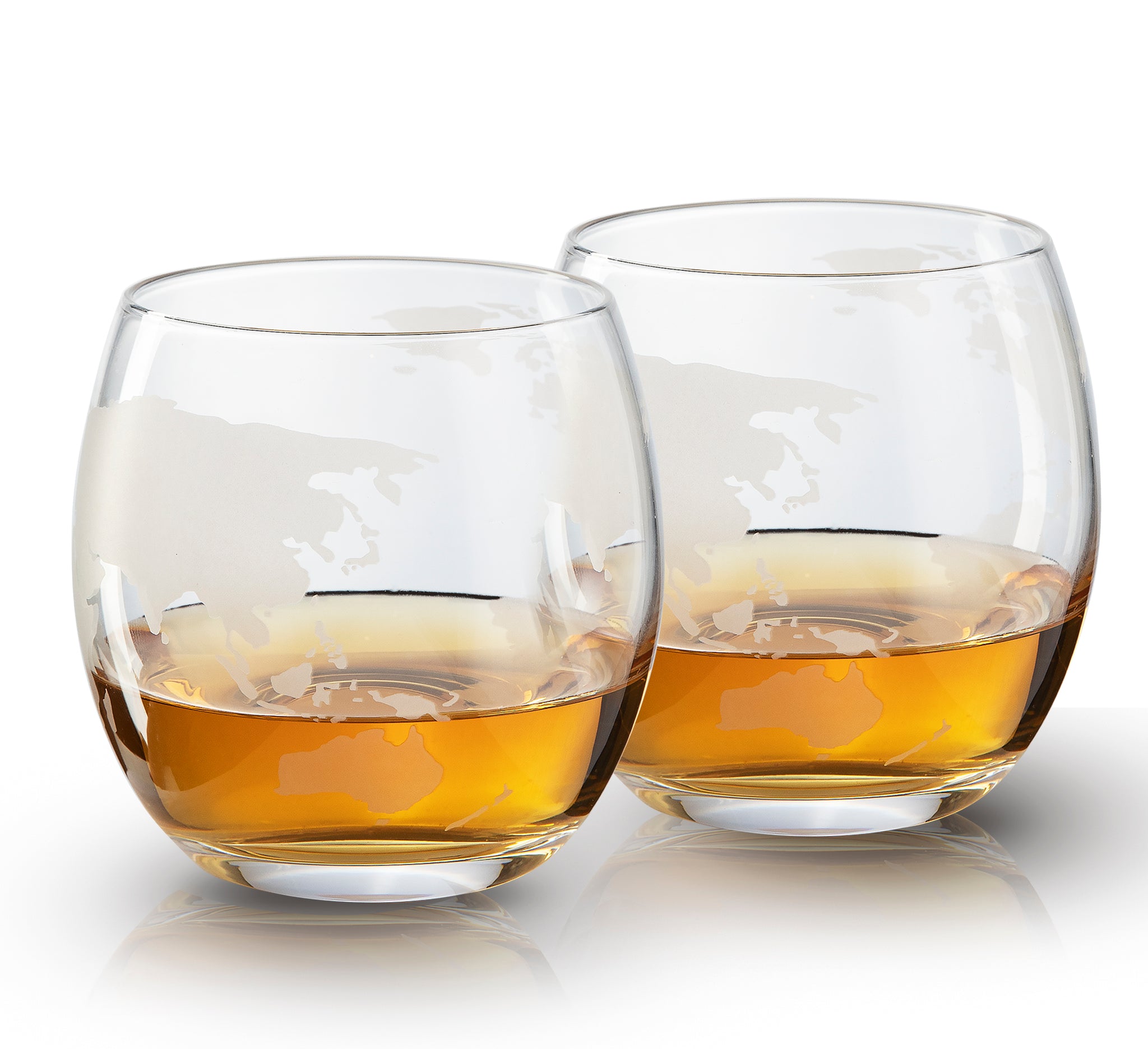 Whisky Weltkugel Dekanter Mit Antikem Auto – Mundgeblasen, Bleifrei & Inkl. 4 Gläsern | Perfektes Geschenk Für Whisky-Liebhaber
