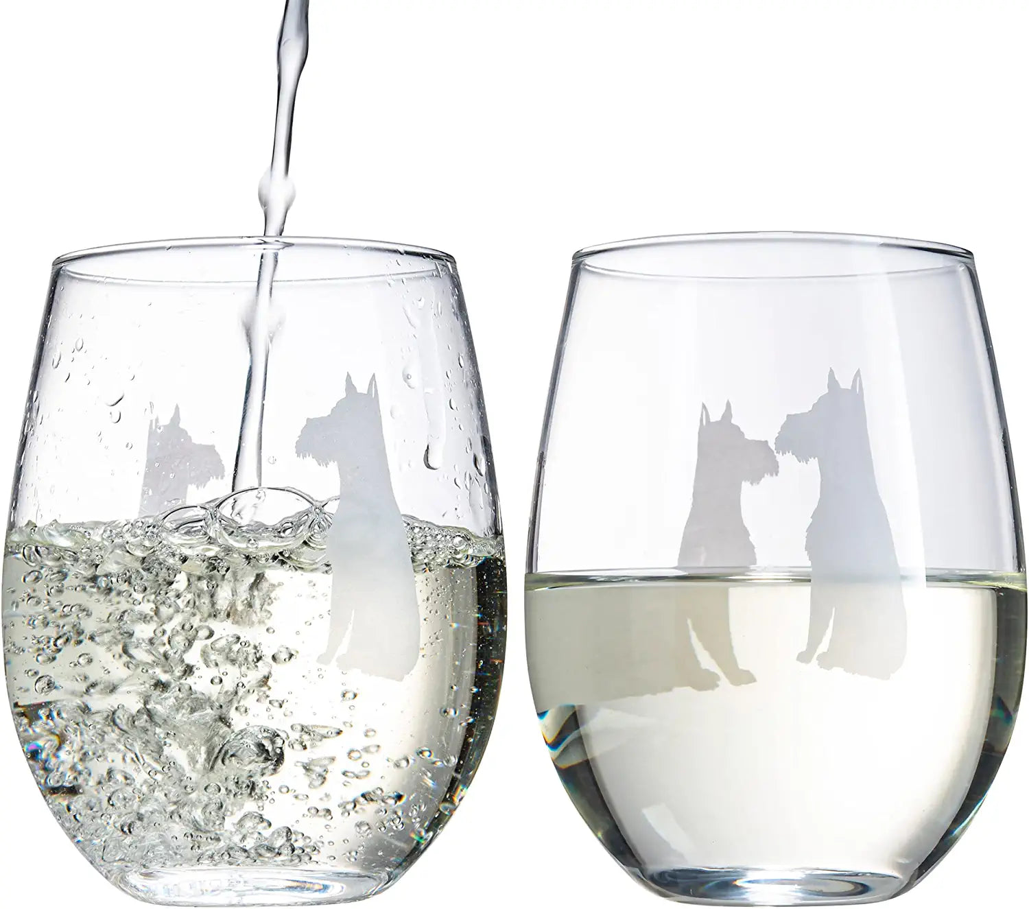 Schnauzer wine discount glasses