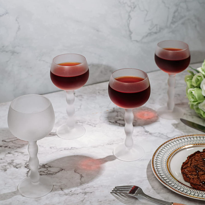 The Wine Savant Aesthetic Cloud Elegant Crystal Wine & Water Glasses