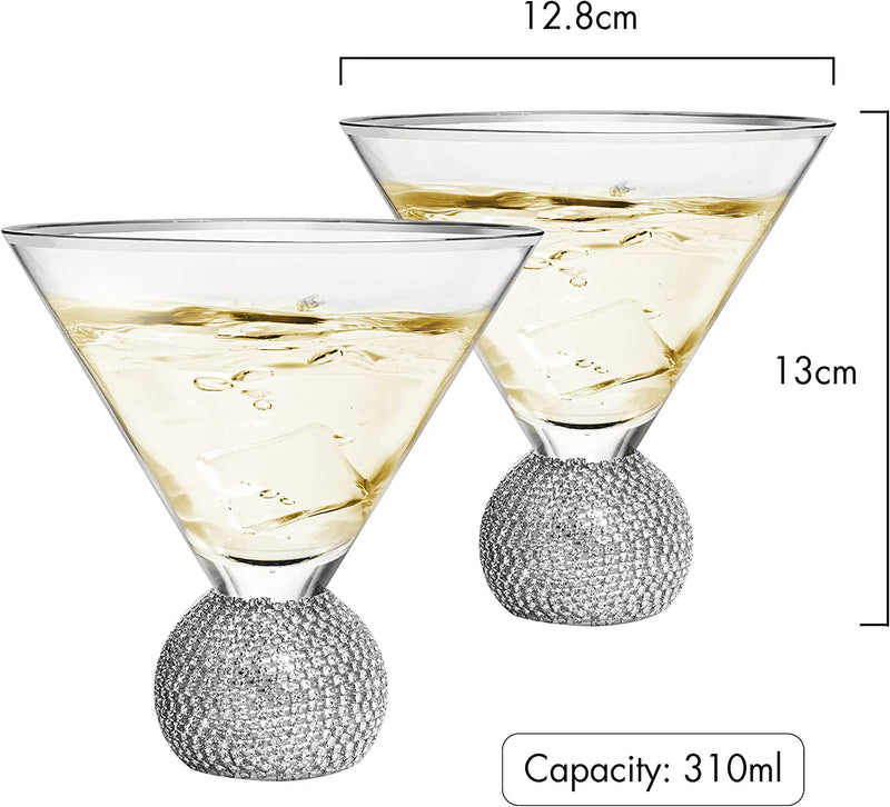 Drink Master Stemless Martini Glass 12oz