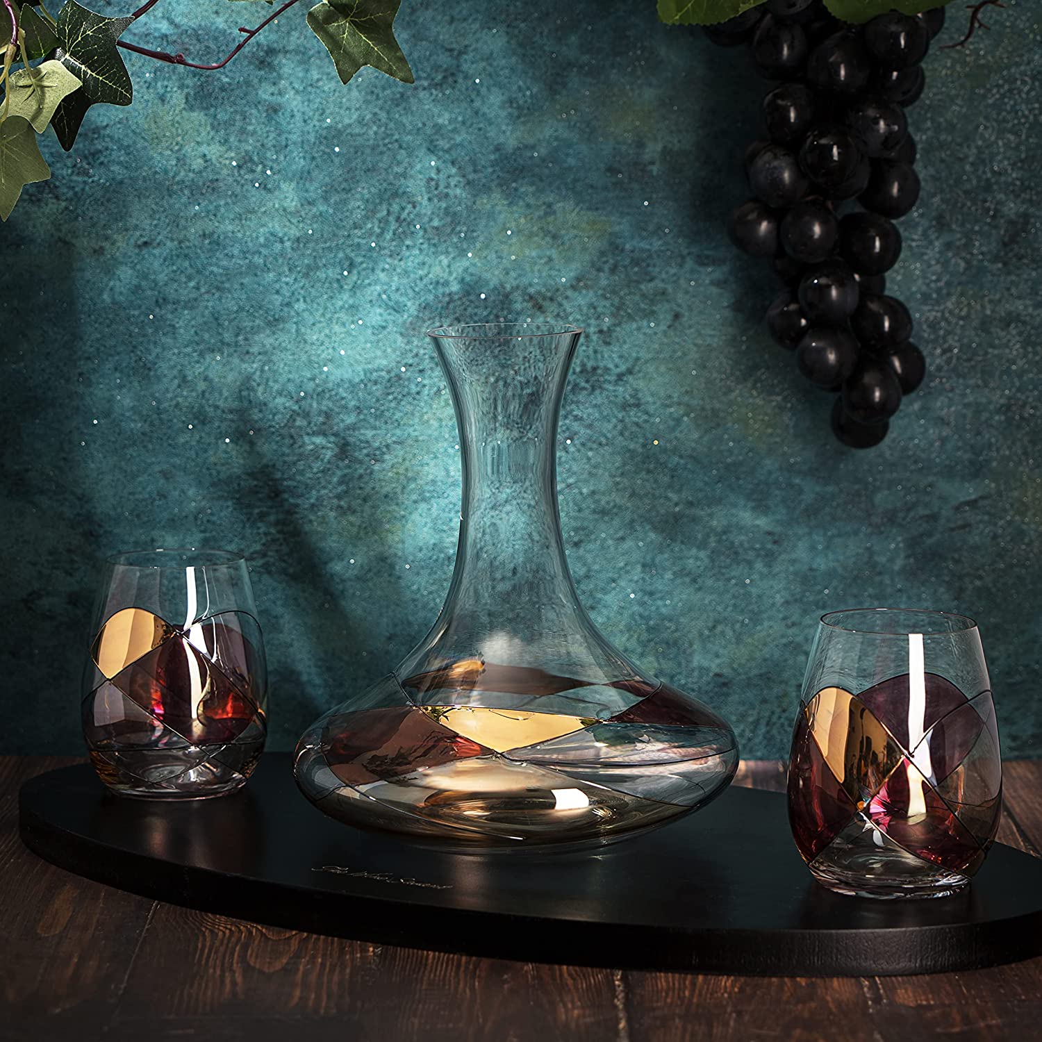 The Wine Savant Renaissance Stained Glass Windows, Artisanal Hand Painted  Glassware Gift Idea Her, H…See more The Wine Savant Renaissance Stained