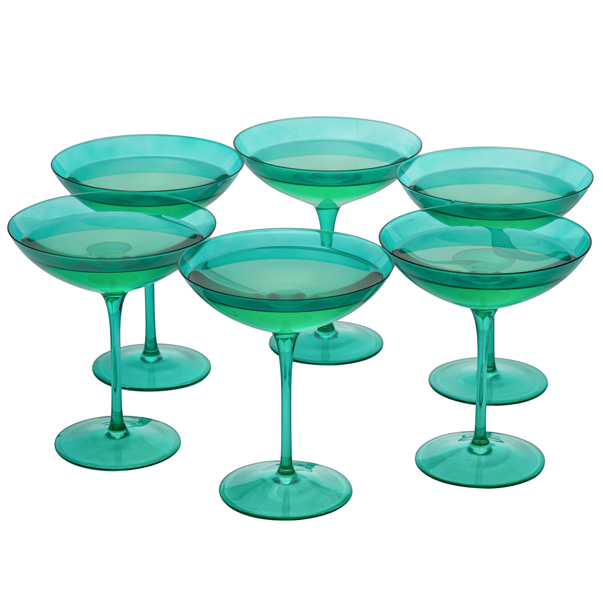 The Wine Savant Cocktailgläser Ohne Stiel – 2er-Set Mit Diamant-Design, Matt-silberfarben, Ideal Für Partys & Hochzeiten