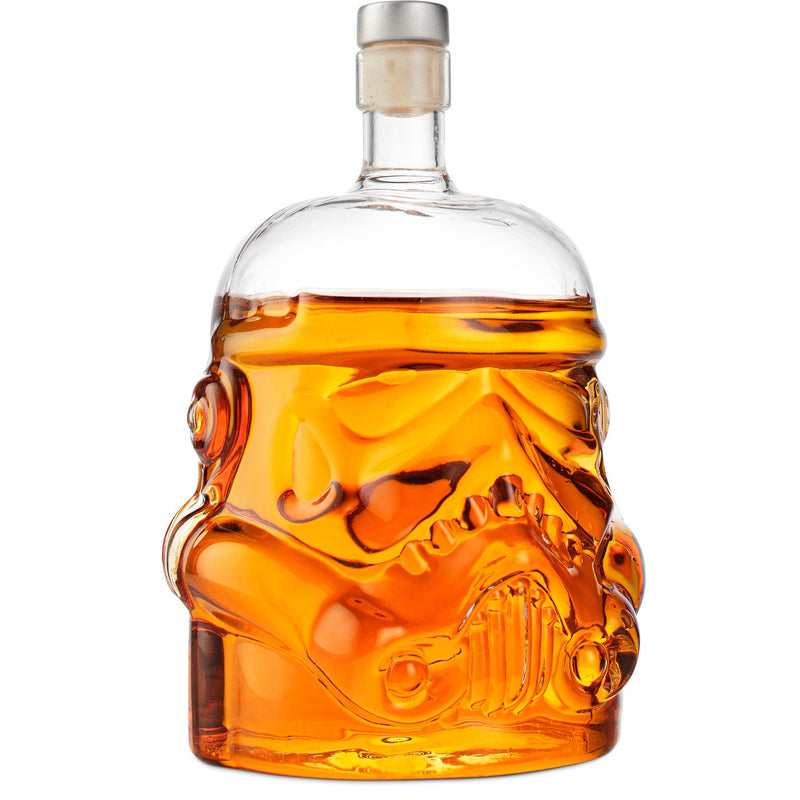 Transparent Creative Whiskey Decanter Set Bottle with 2 Wine Glasses 150ml for liquor, Bourbon, Scotch, Vodka, Father&